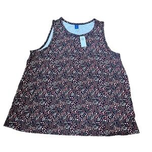 NWT • Old Navy Luxe Floral Sleeveless Top